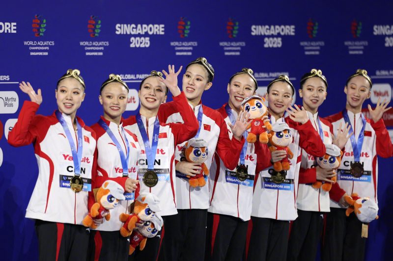 中国花游队世锦赛4金3银登顶！这些高光时刻太燃了