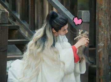 罗云熙《水龙吟》片场撸猫照曝光！网友直呼：这才是年度最治愈画面
