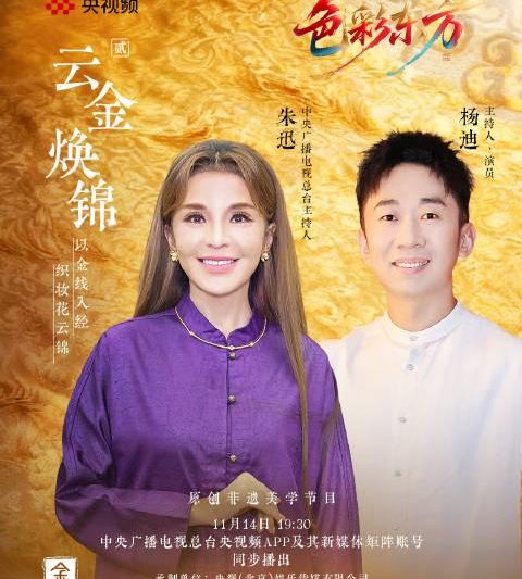 海外华人必看！朱迅杨迪《色彩东方》云锦特辑，教你轻松解锁央视频地区限制