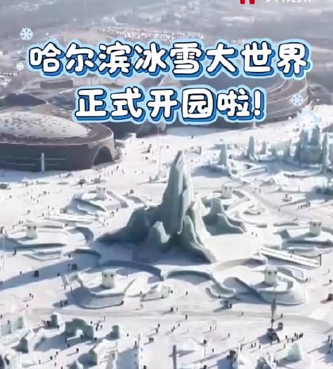 哈尔滨冰雪大世界开园！这份“童话世界”游玩避坑指南，请收好